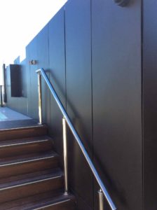 Structural Glass Wind Barriers and Seaview Balustrade System for a Luxury Apartment Building Aluminium Balustrades Wall Cladding 224x300 - Structural Glass Wind Barriers and Seaview Balustrade System for a Luxury Apartment Building